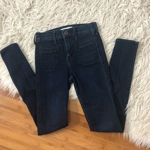 14 slim abercrombie high rise jeggings jeans